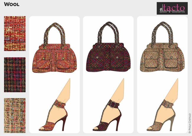 Vectors illustrations of Bags and Shoes