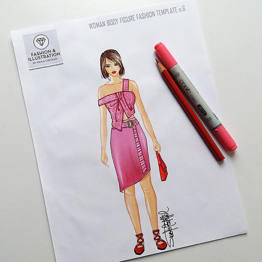 fashion templates figures women