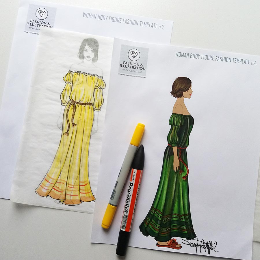 Fashion Body Drawing Step By Sketch Template  Fashion illustration, Fashion  drawing, Fashion design portfolio