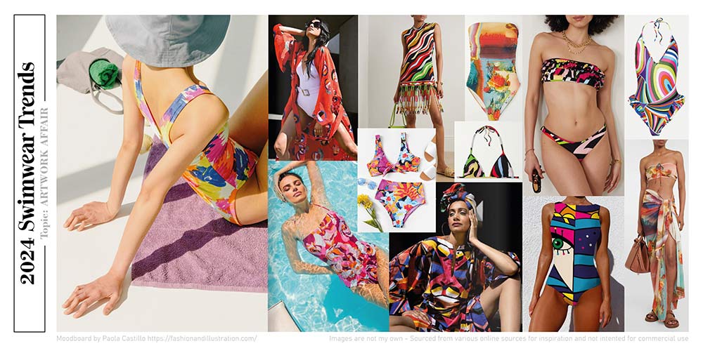  ARTWORK AFFAIR en tendencias de moda 2024 en vestidos de baño